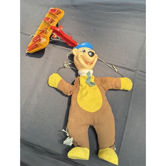 Yogi Bear Marionette Puppet Hanna-barbera by Knickerbocker Japan 1962 Nice! - Picture 1 of 12
